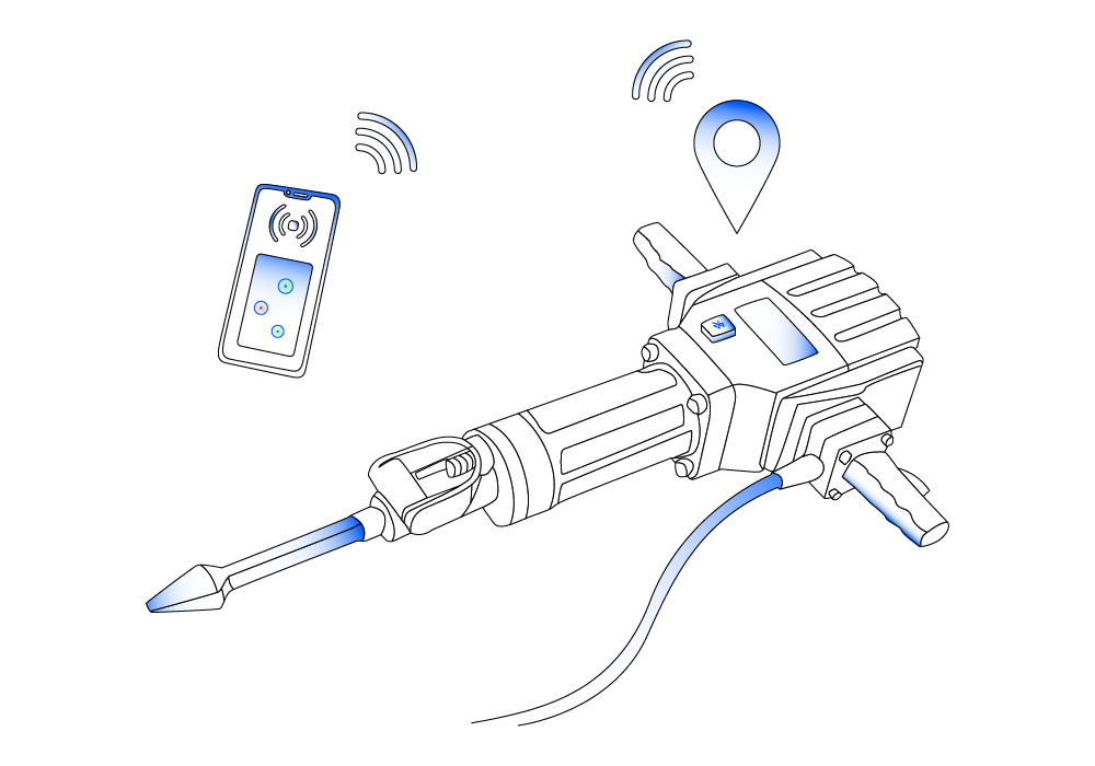 How does asset tracking work an illustration of how asset tracking is applied on a phone and job site equipment