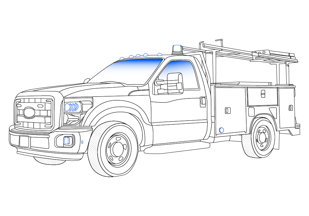 utilities truck