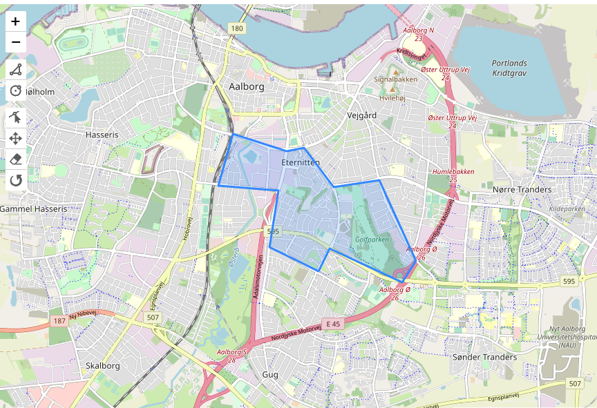 Geofence shown in AutoPi cloud