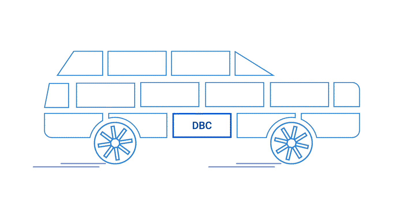 Animated car driving with a DBC file