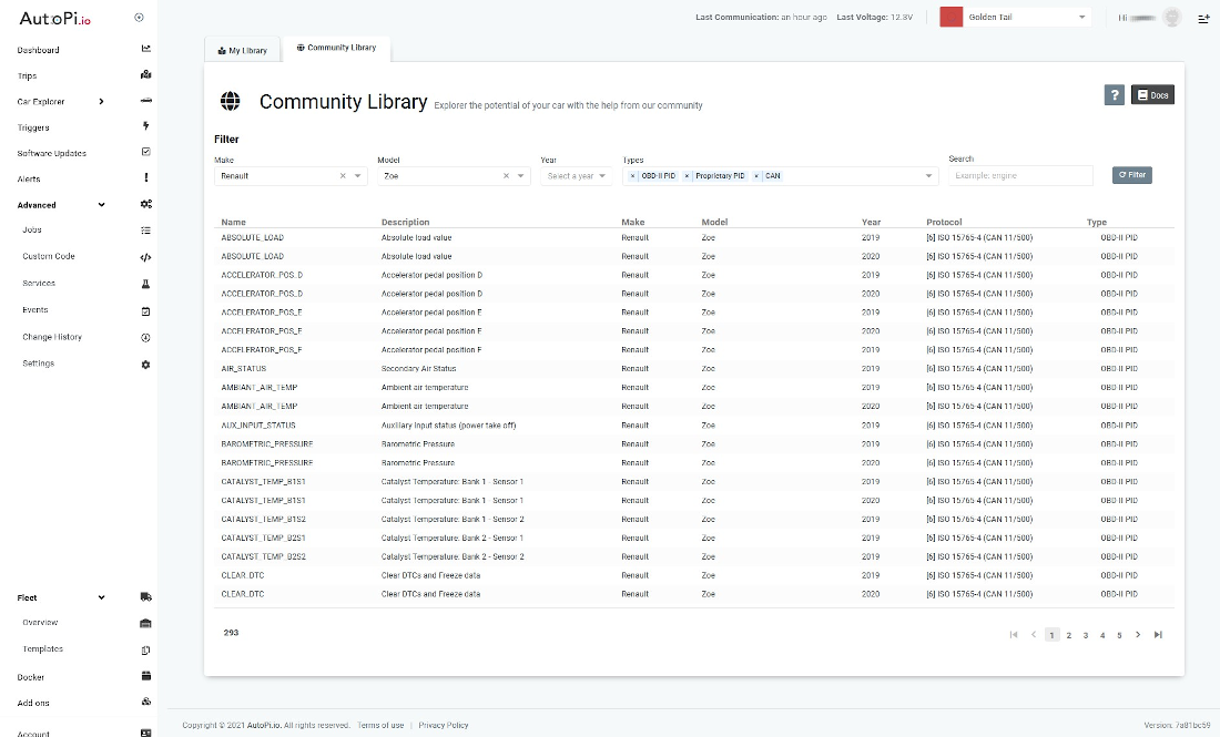 AutoPi.io - Discover new data sources from your car
