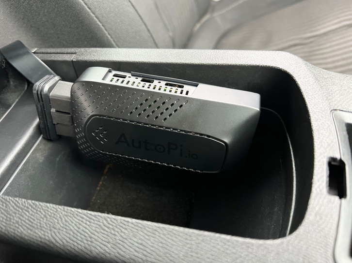 AutoPi CM4 device in car 3
