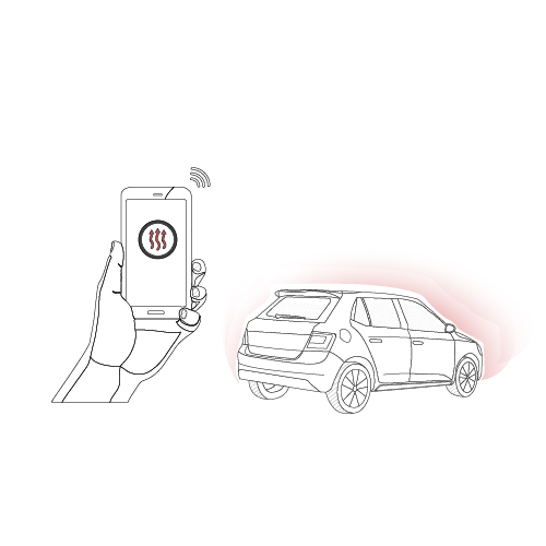 Remote Vehicle Heater When Parked